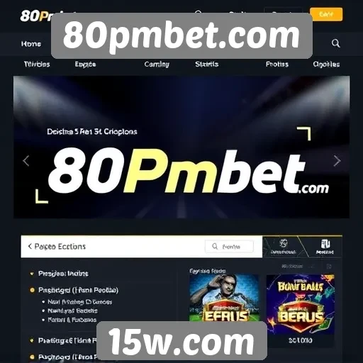 Promoções e bônus oferecidos pelo 80pmbet