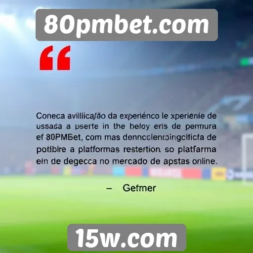 Avaliação da experiência do usuário em 80pmbet.com
